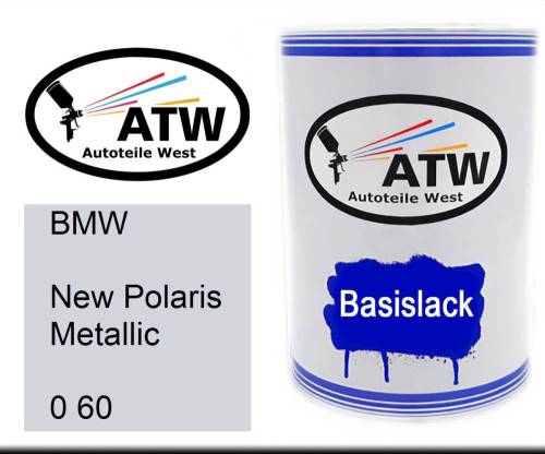 BMW, New Polaris Metallic, 0 60: 500ml Lackdose, von ATW Autoteile West.